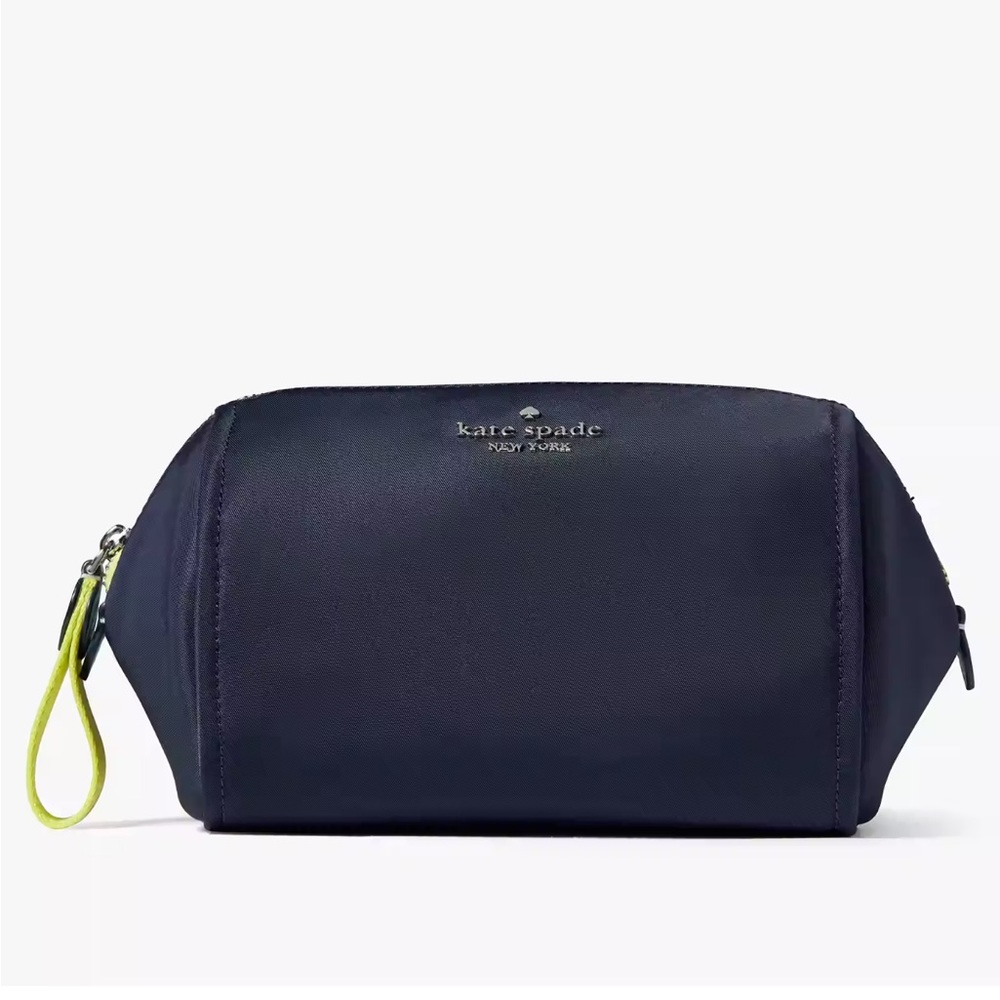 BNWT Kate Spade Chelsea Colorblock Medium Cosmetics Makeup Bag